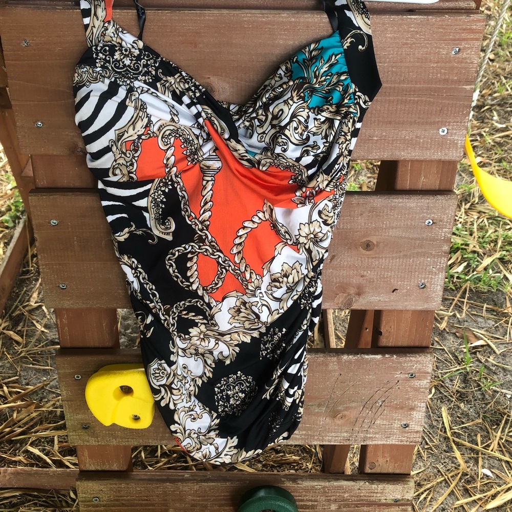 Papaya halter top